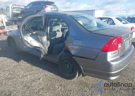 2004 Honda Civic Lx из США, поврежденный, VIN 2HGES16574H531823